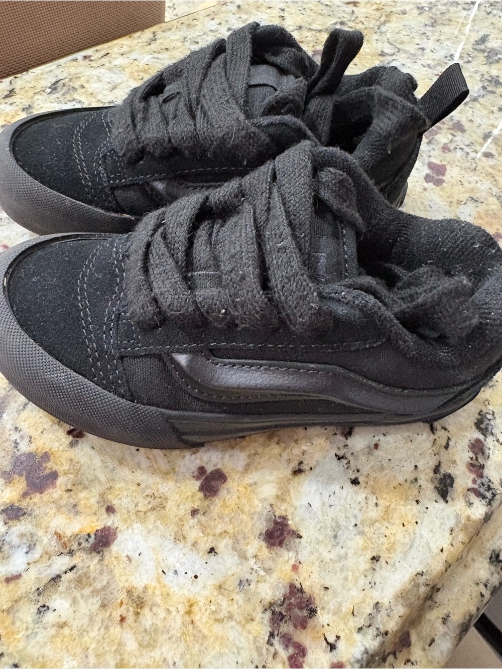 Vans Kids Black High-Top Sneakers